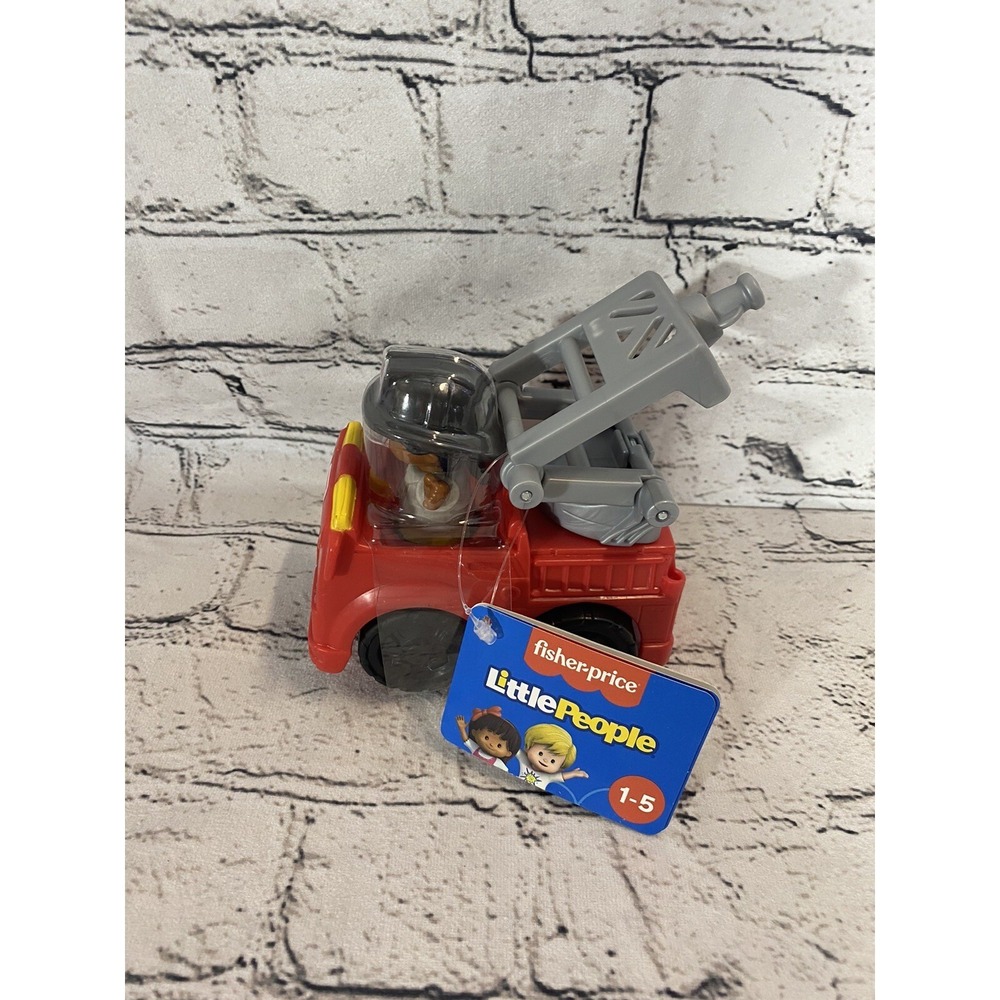 Fisher-Price Little People to The Rescue Fire Truck 2 Pieces - Picture 2 of 6